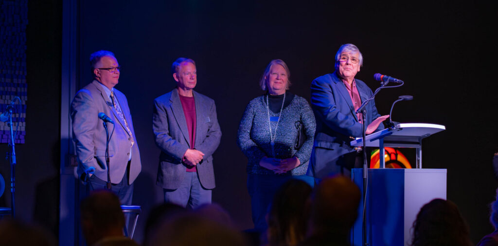 HCWHA Board members greeting the audience at the 2024 Annual Meeting.