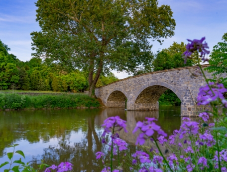 Burnside Bridge at the Antietam National Battlefield.