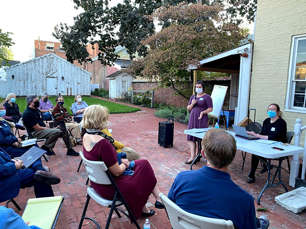 Photograph of strategic planning session