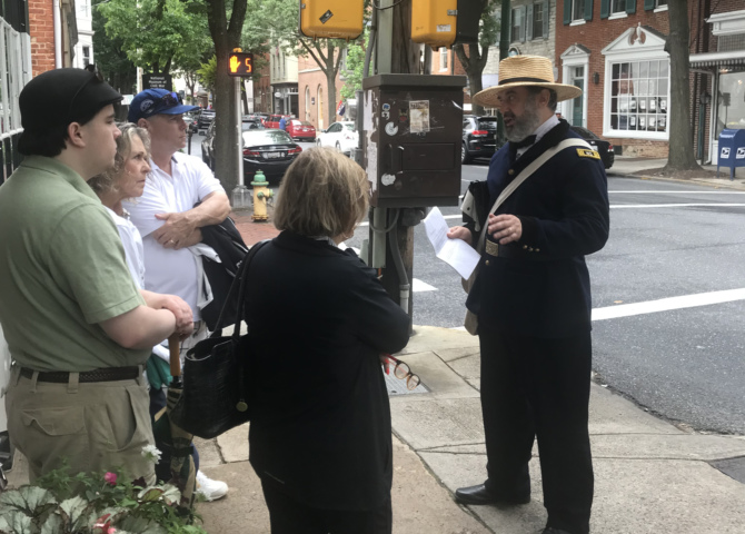 Photograph of Civil War Walking Tour in Downtown Frederick