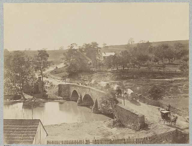 Photograph of Alexander Gardner Middle Bridge and Newcomer House