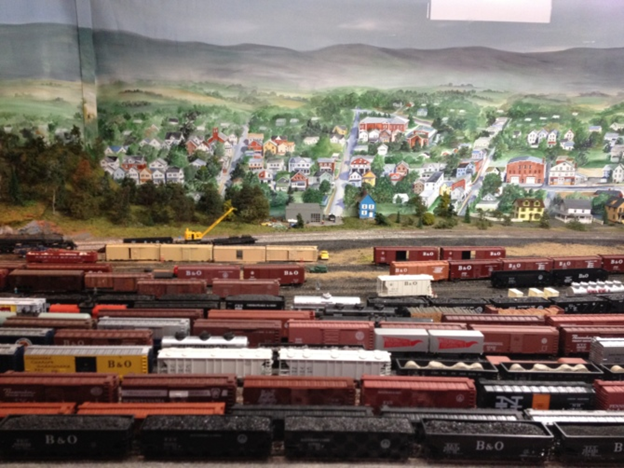 Model railroads display at the Brunswick Heritage Museum