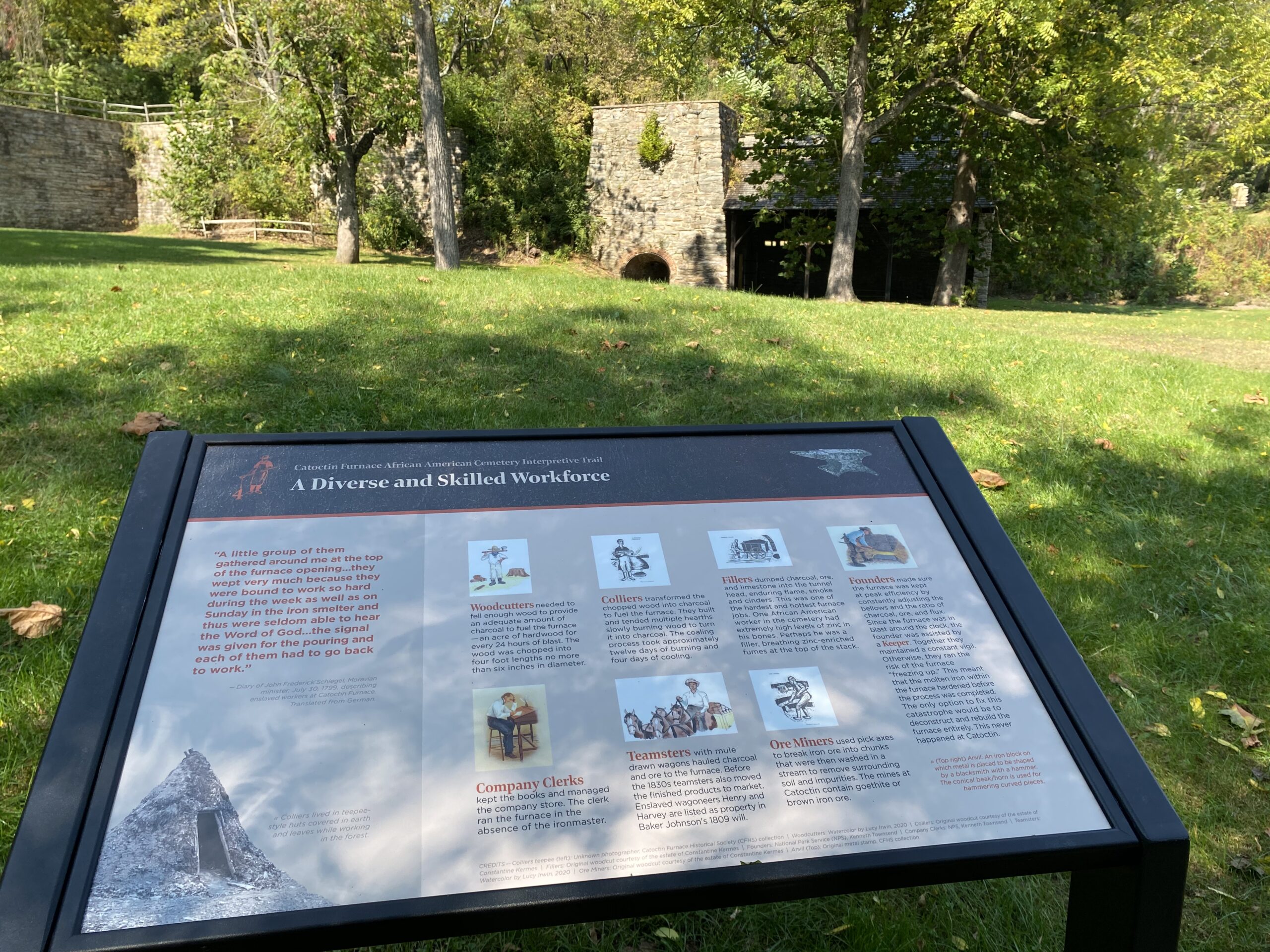 Image of Catoctin Furnace signage
