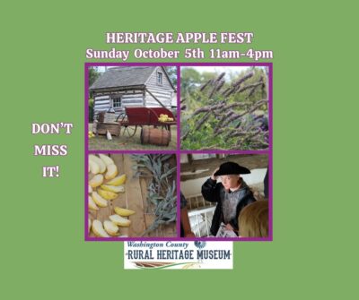 Flyer for Heritage Apple Fest