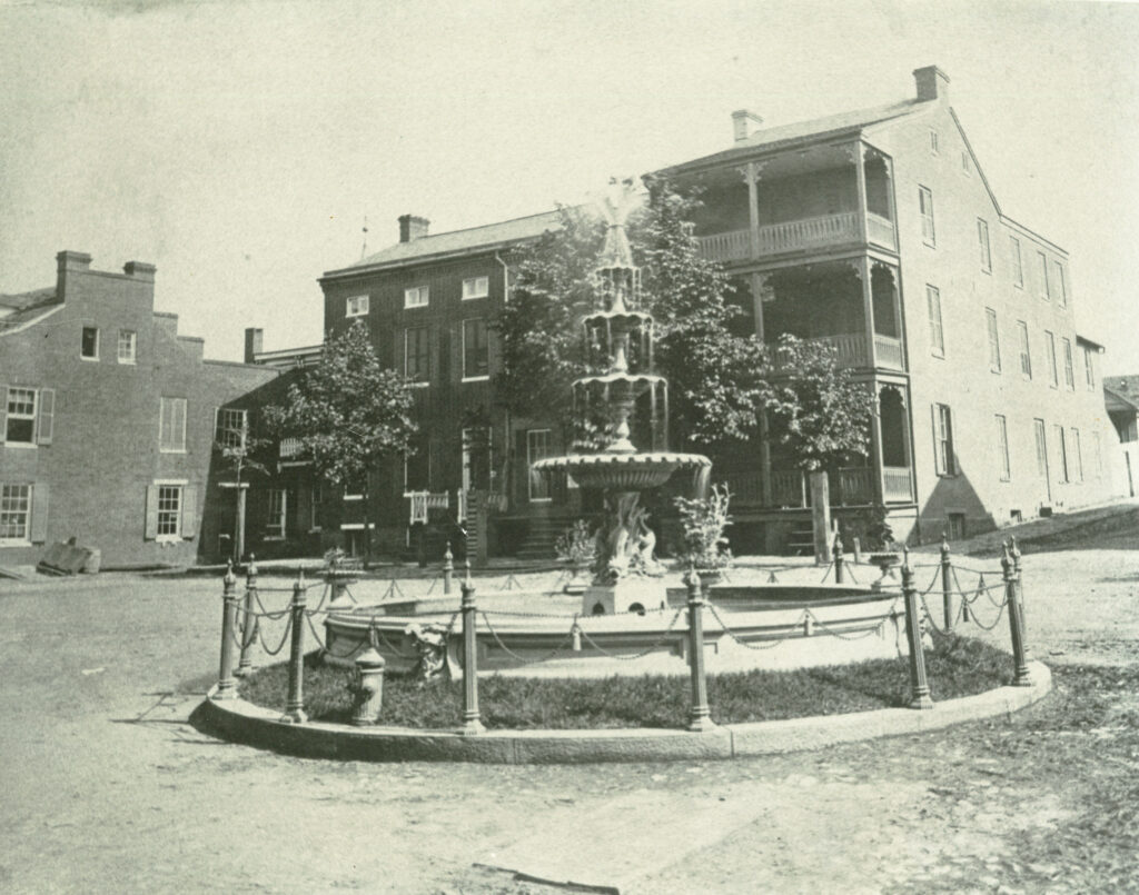Historical photograph of Emmitsburg