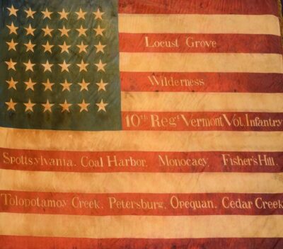 Image of a Civil War-era American flag