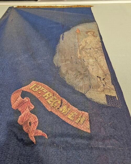 Image depicting flag with 13th Regiment