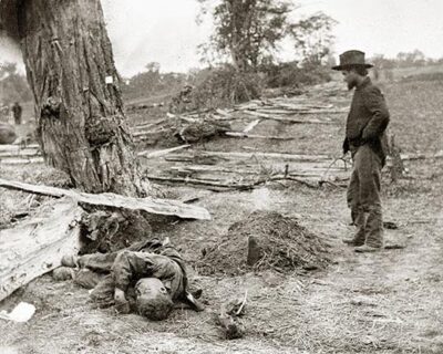 Photograph of Civil War casualties