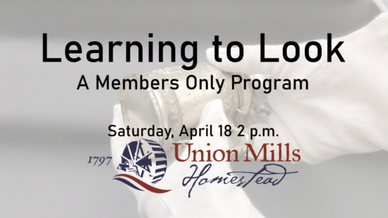 "Learning to Look" event flyer