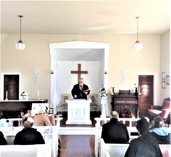 Civil War Church Service at the Historic Rocky Springs Chapel