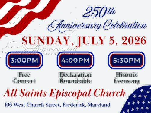 Flyer for 250th concerts