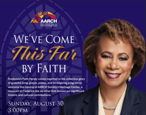 Flyer for "We've Come This Far By Faith" performance