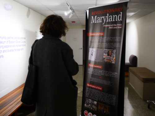 Image of Revolutionary Maryland exhibit display