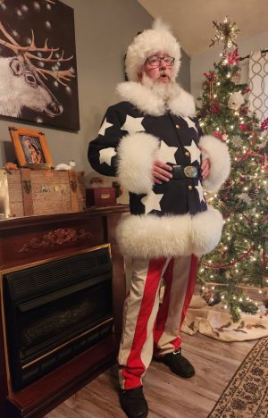 Photo of Civil War-era Santa